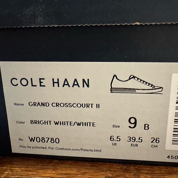 Cole Haan Crosscourt Sneaker Size 9 New in Box - Picture 2 of 3